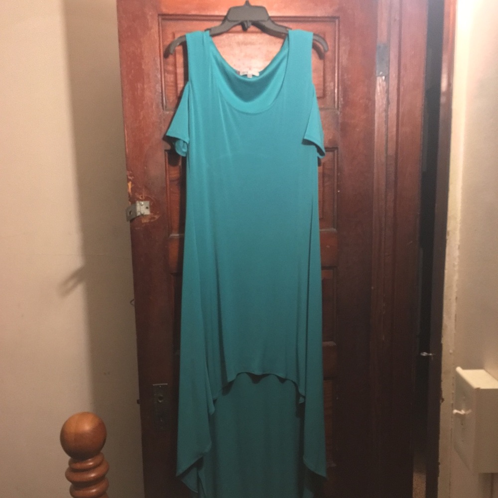 Jennifer Lopez Seafoam Green Dress